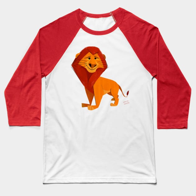 Mufasa Baseball T-Shirt by davidpavon